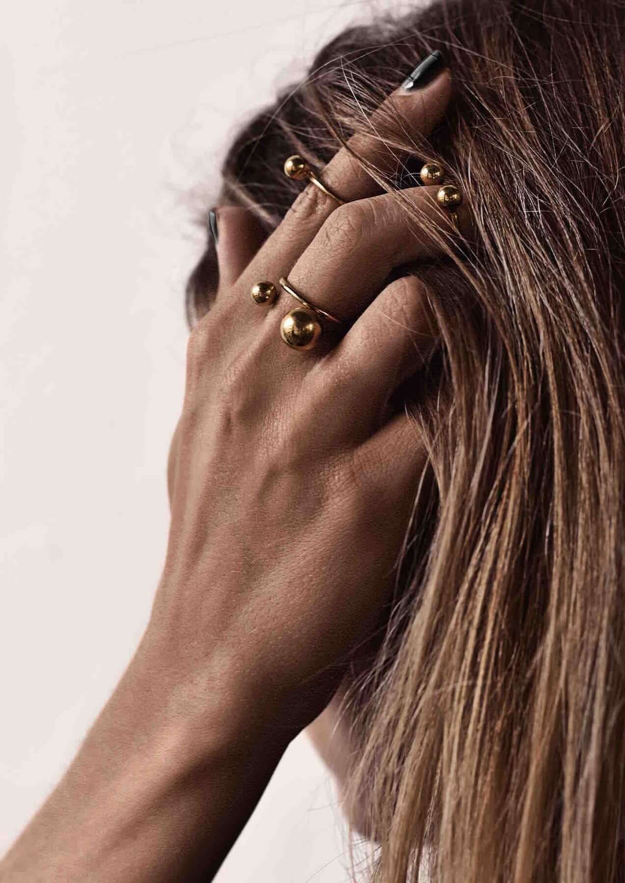 Big Bomb Multisize Ring in Gold