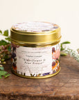 Elderflower & Pear Presse Candle in a Matt Gold Tin