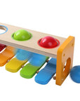 Wooden Musical Hammer Bench Toy 2 in 1