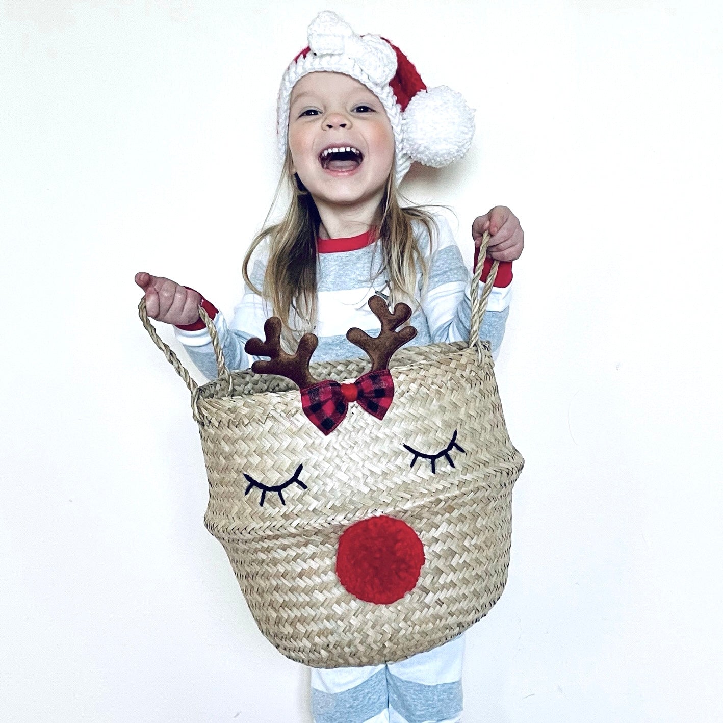 Reindeer basket - Medium