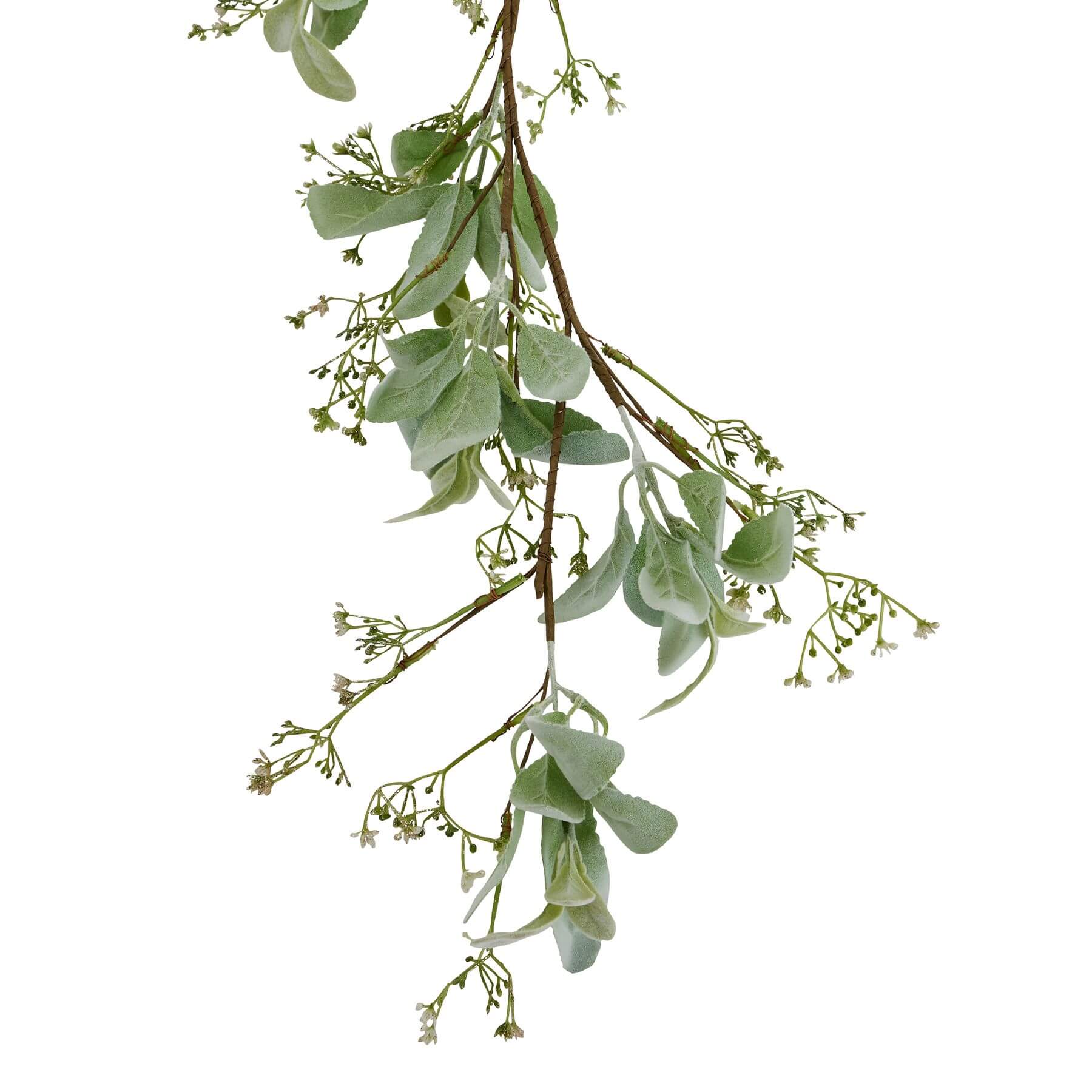 Lambs Ear and Wax Flower Winter Garland