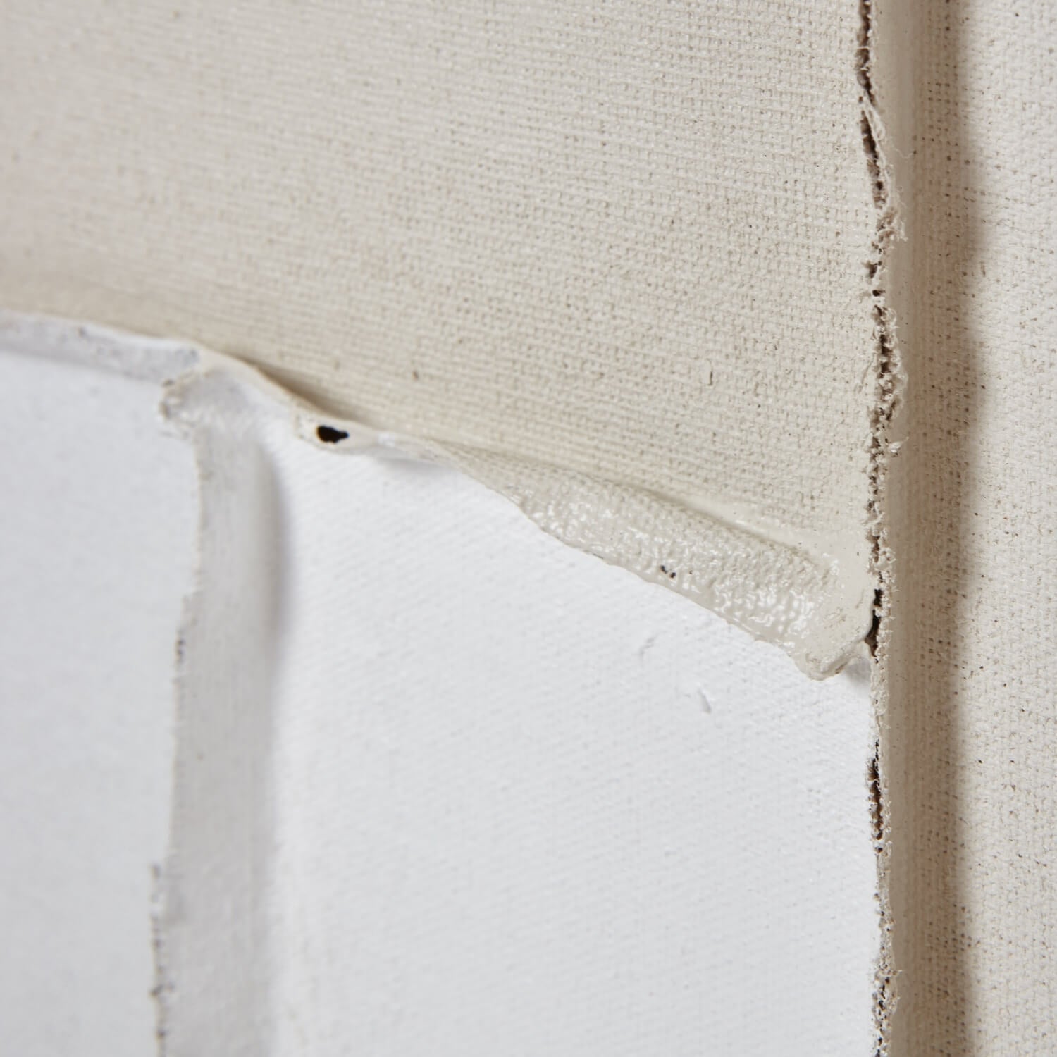 Modern Geometric Canvas Art with Champagne Frame