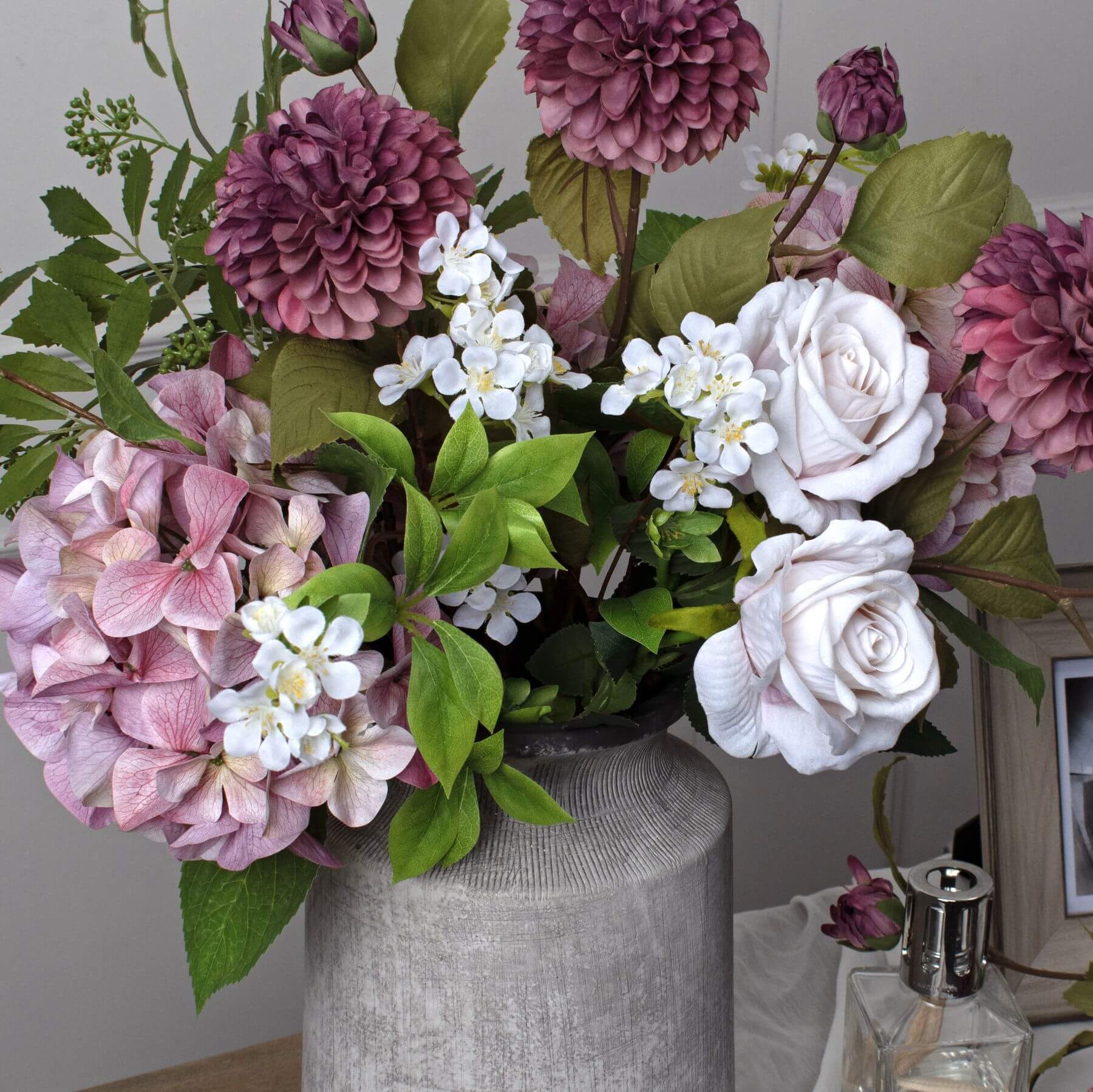 Elegant Bloomville Urn Stone Vase | Timeless Memorial Decor