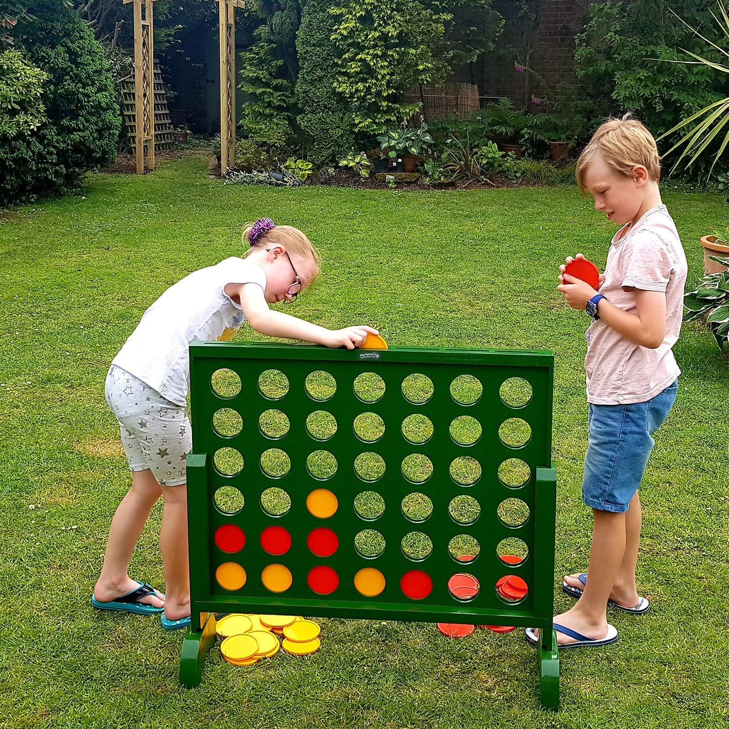 Jumbo 4 Connect Four Game - Indoor &amp; Outdoor