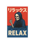 Relax Grim Reaper Print