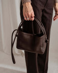 Dark Brown Meru Crossbody Bag