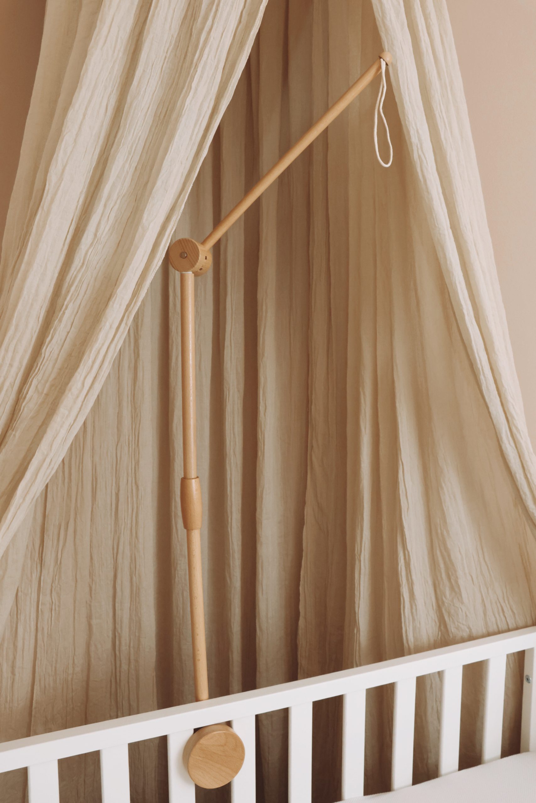 Wooden baby mobile arm-0