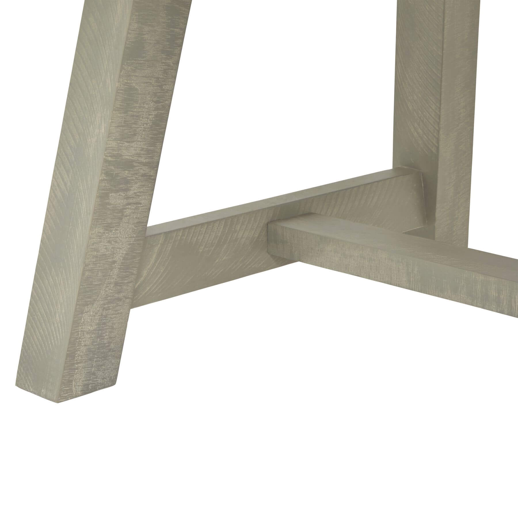 Rectangular Dining Table in Grey Wood Finish