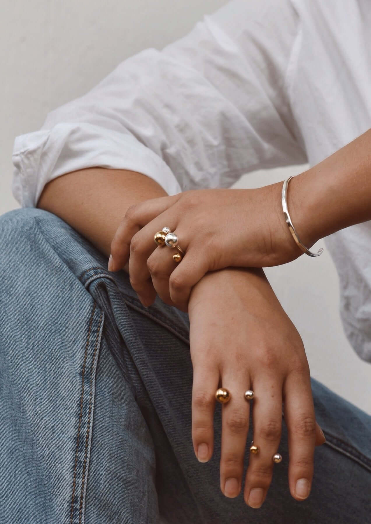 Big Bomb Multisize Ring in Gold