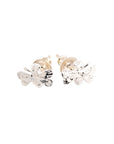 Bumble Bee Silver Stud Earrings