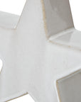 Handcrafted Ceramic Star Winter Decor
