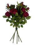 Pack of 6 x 60cm Artificial Red Rose Flower-1
