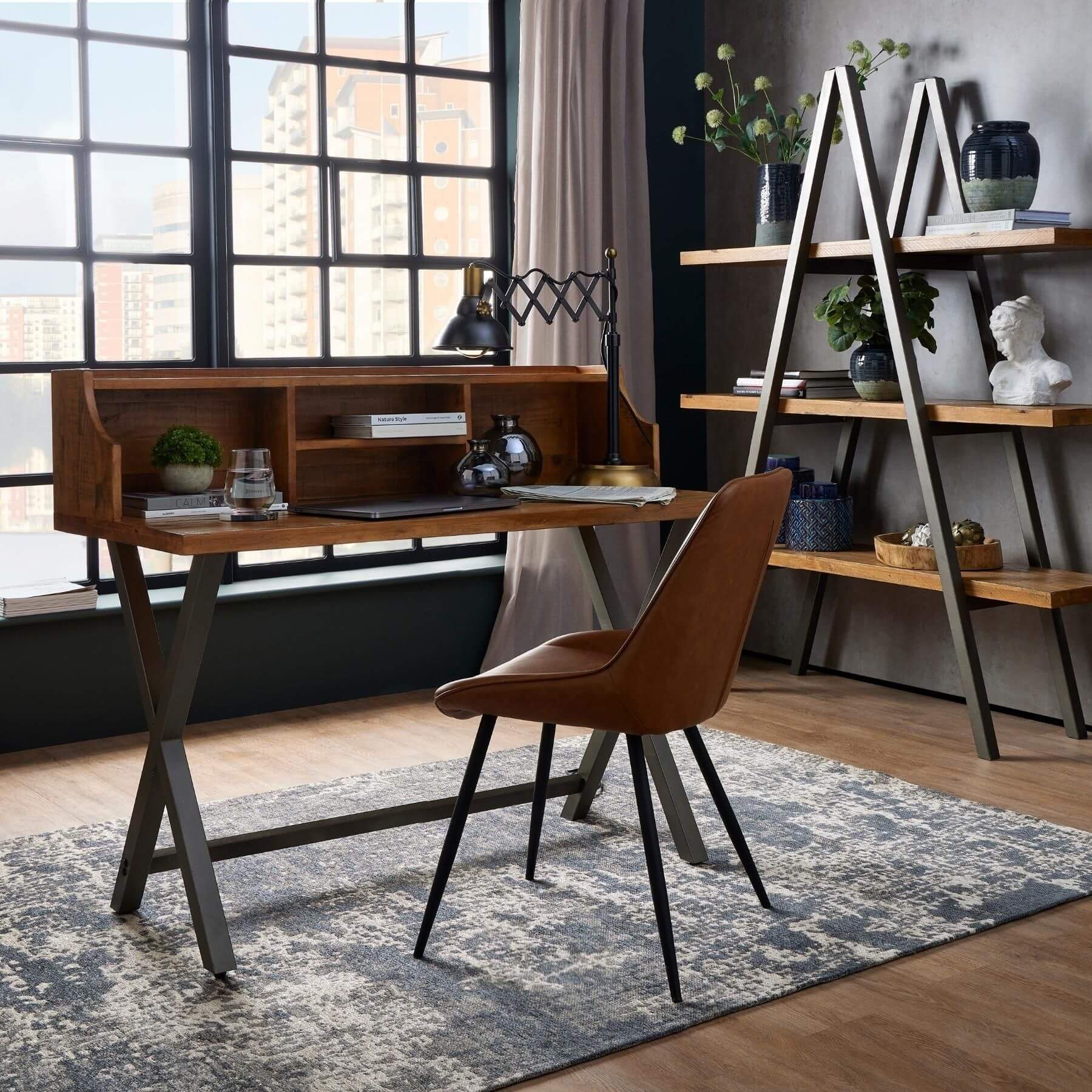 Malmo Tan Dining Chair Modern Scandinavian Style
