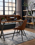 Malmo Tan Dining Chair Modern Scandinavian Style