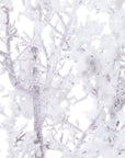 Snow-dusted winter branch decor, 43-inch lifelike plastic foliage for festive mantel or centerpiece displays by sostter at brixbailey.com