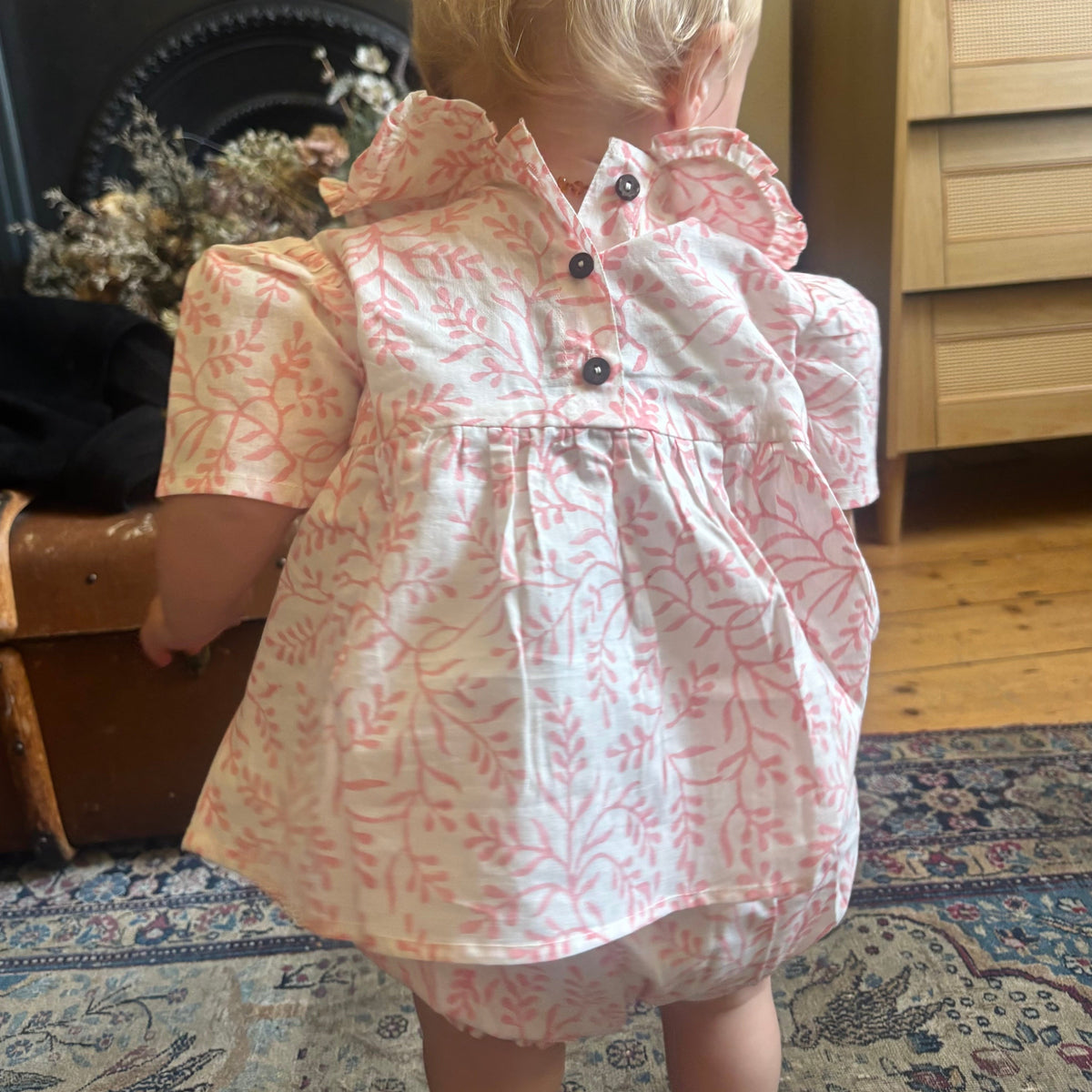 Flora Short Blouse &amp; Bloomer Set