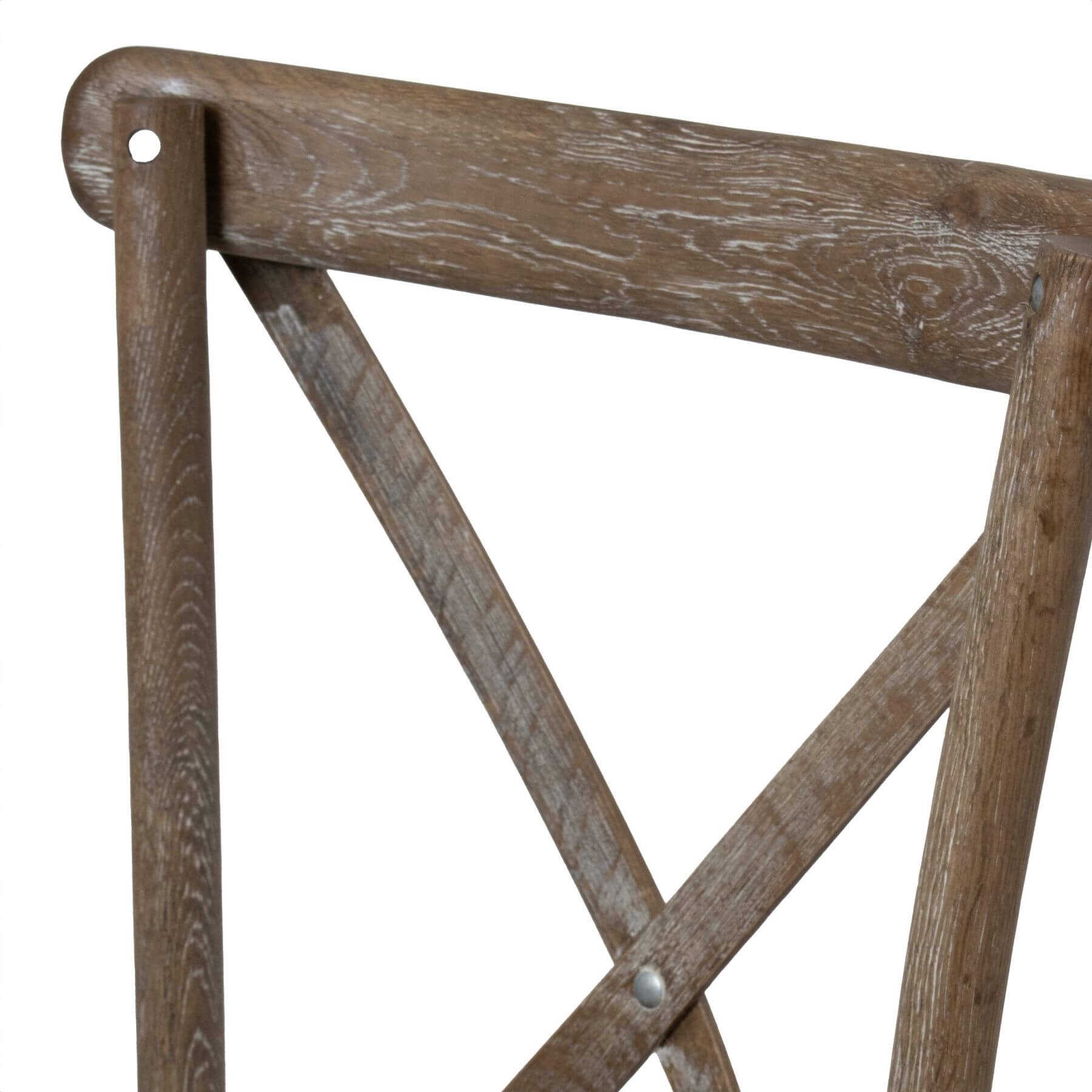 Elegant Light Oak Cross Back Dining Chair | Modern Comfort