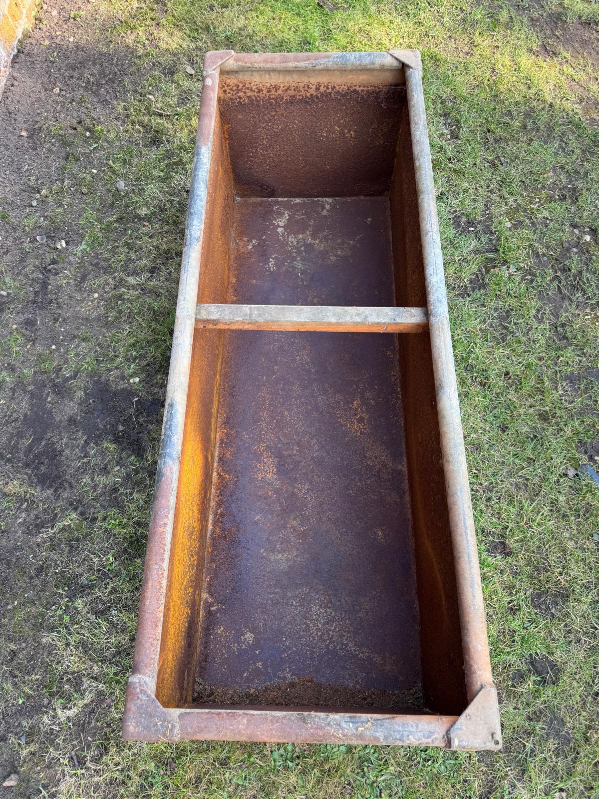 Reclaimed Galvanised Trough Garden Planter /  Raised Bed Plant Tree Shrub Herb Pot CC
