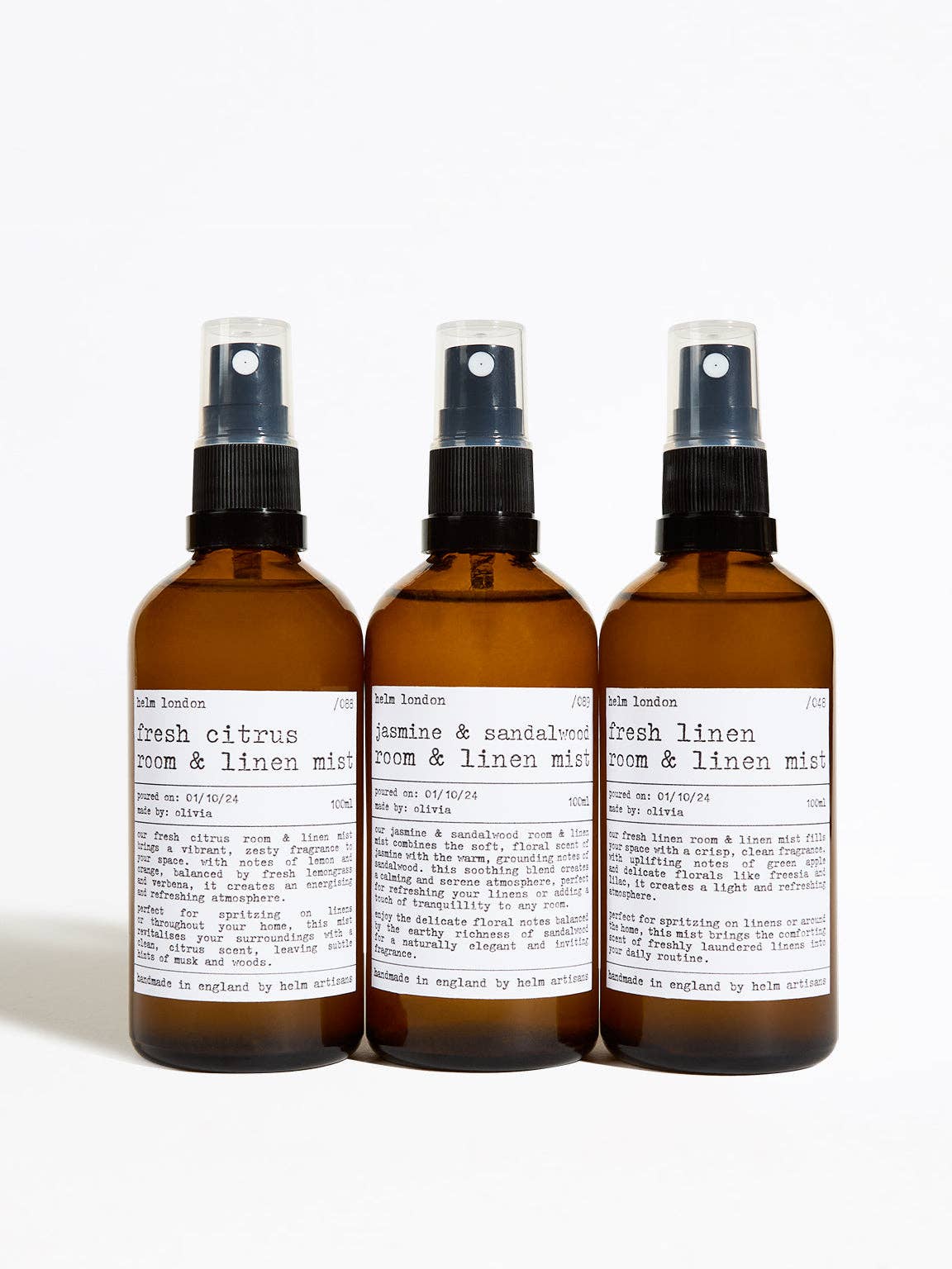 Jasmine &amp; Sandalwood Room &amp; Linen Mist - 100ml