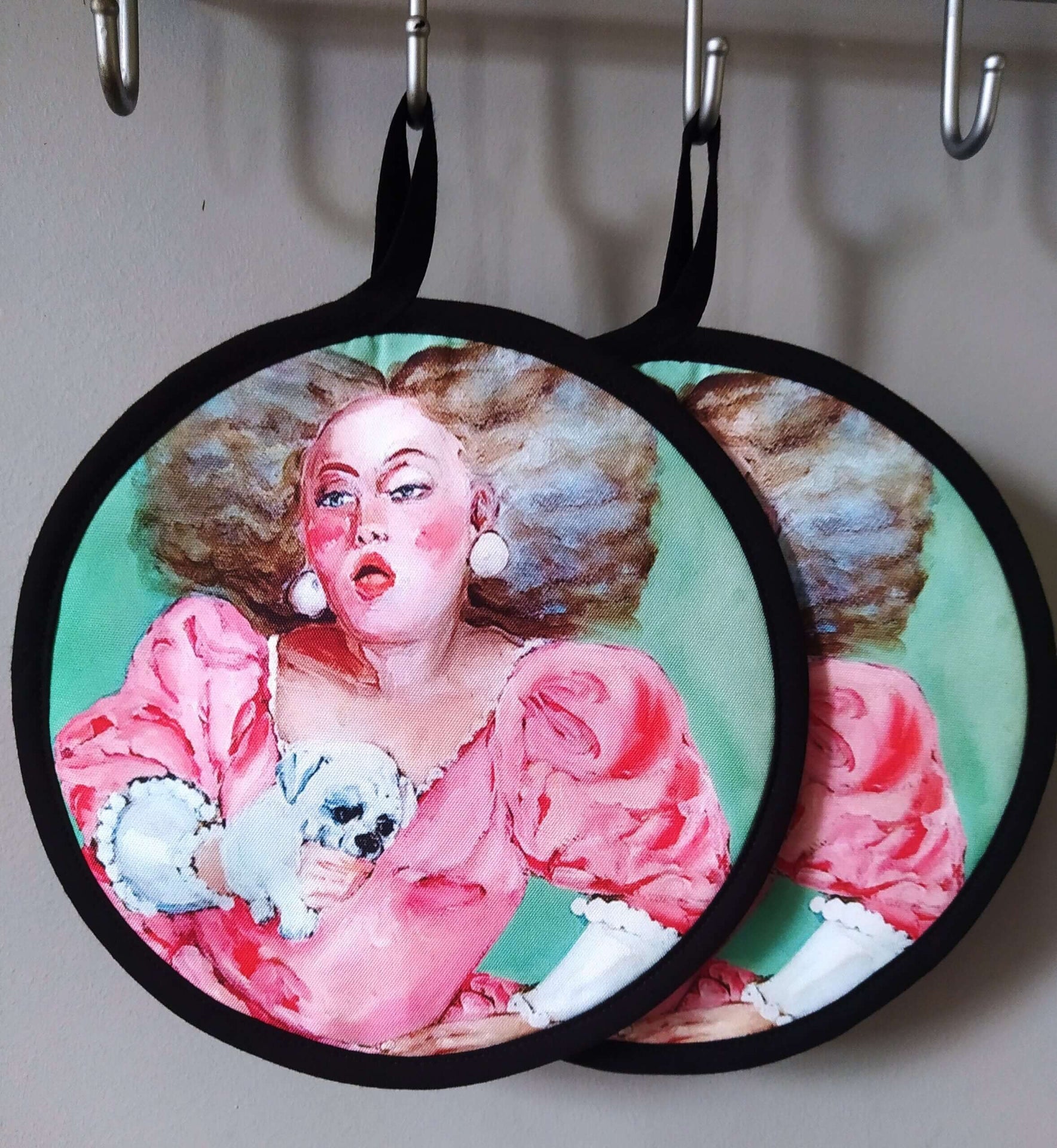 Meta-Absinthe Pot Holder – Handmade &amp; Stylish Kitchen Art by Katrin Valgemäe at brixbailey.com