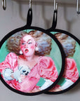 Meta-Absinthe Pot Holder – Handmade & Stylish Kitchen Art by Katrin Valgemäe at brixbailey.com