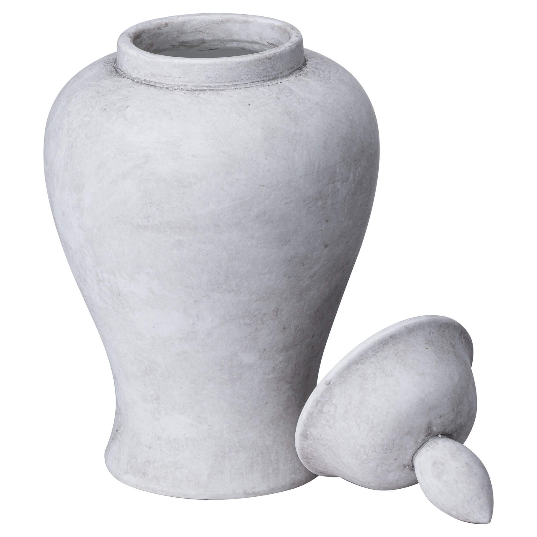 Elegant Darcy Stone Ginger Jar | Handcrafted Home Decor