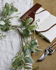Lambs Ear and Wax Flower Winter Garland