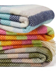 Stripe Pure New Wool Throw - Refresh
