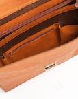 Leather Briefcase Number 99 in Cognac