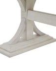 Rustic Dining Bench in Pine and White