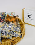 Hand Warmers – Soft Burnt Orange Highland Tartan