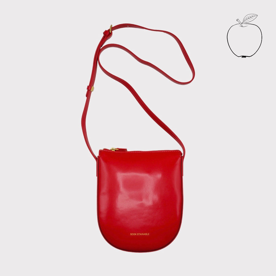 Apple Leather Tote Bag - Eco-Friendly, Durable & Lightweight Vegan Leather with Cotton Lining by Sook Stainable at brixbailey.com
