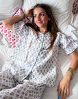 Tallis Blue Muslin Pyjamas