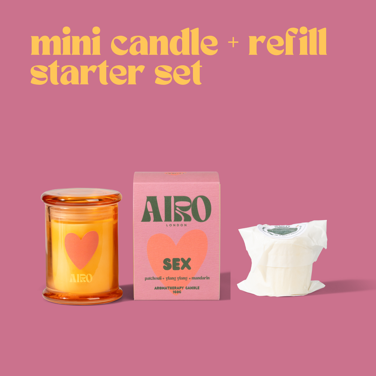 Mini Candle + Refill Starter Bundle