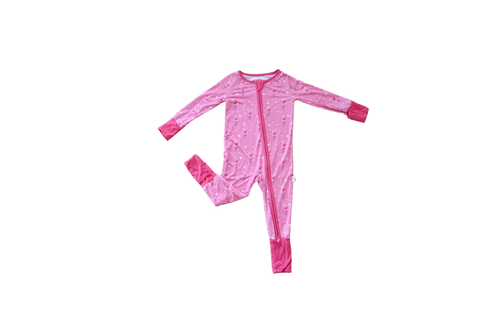 Baby Flamingo Romper Pink