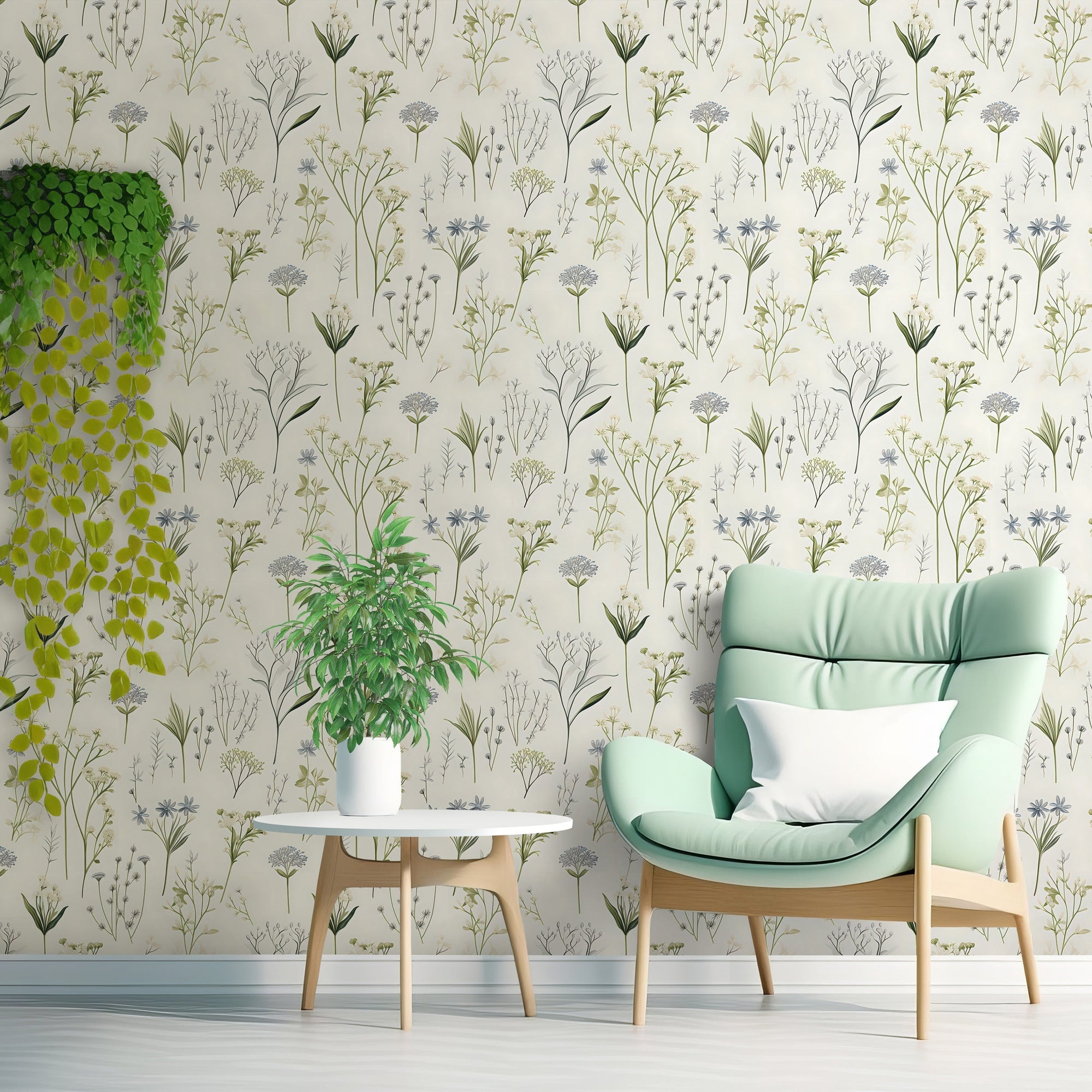 Meadow Floral Wallpaper