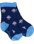 Children's Robot Bamboo Socks