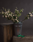 Cream Wild Rose Stem Faux Bloom