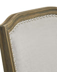 Grey Dining Chair with Subtle Detail and Comfortable Support