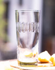 A Set Of Four Crystal Highballs with Lens Design