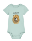 Adorable Red Chow Chow Baby Bodysuit – Perfect for Little Paw-sitives!