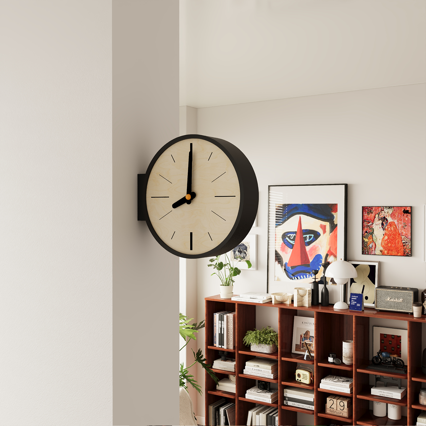 Classic Corner View Clock-4