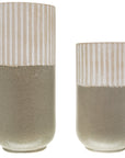 Grey Ceramic Vase for Modern Living Spaces