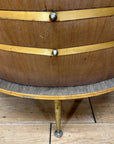 Retro Home Bar / Man cave Barget Bar And Stool / Half Barrel Bar / Retro Pub