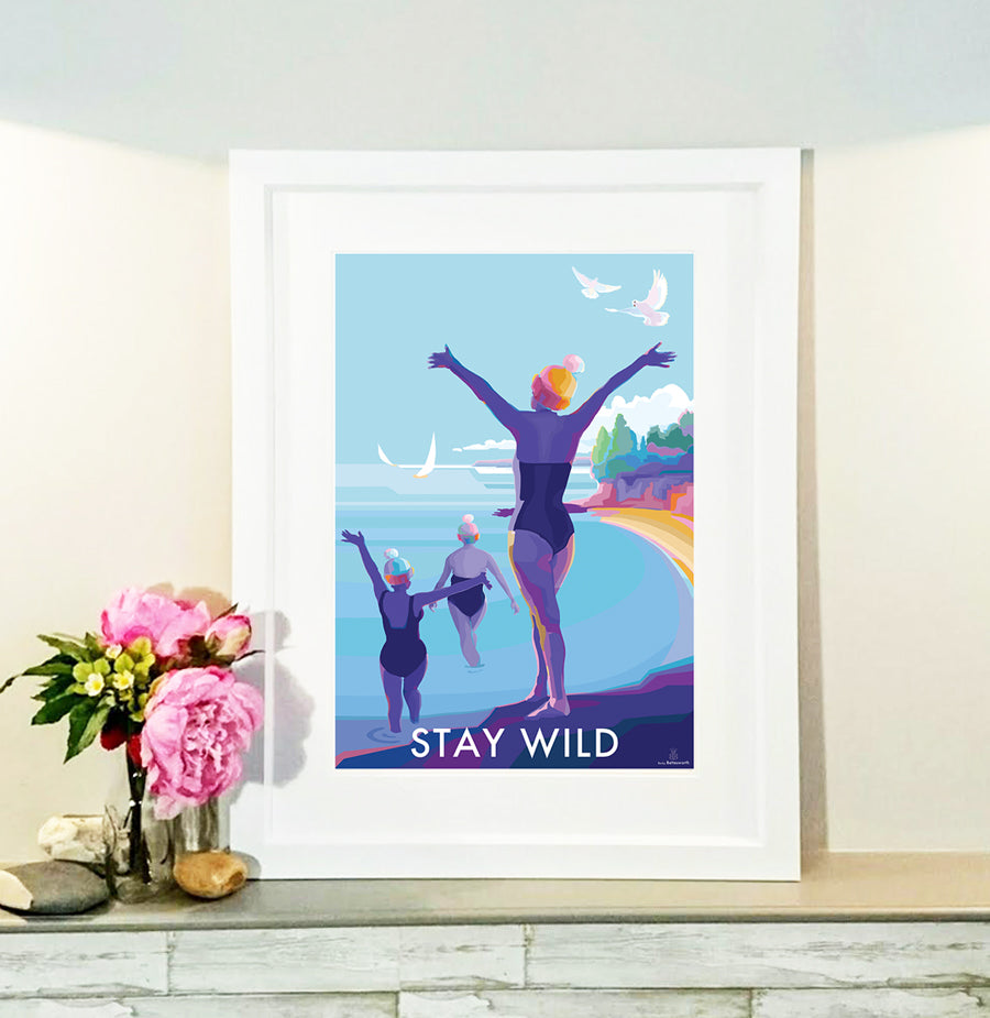 Stay Wild Vintage Poster