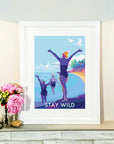 Stay Wild Vintage Poster