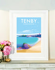 Tenby Vintage Travel Poster