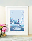 Isle of Wight Vintage Travel Poster Print
