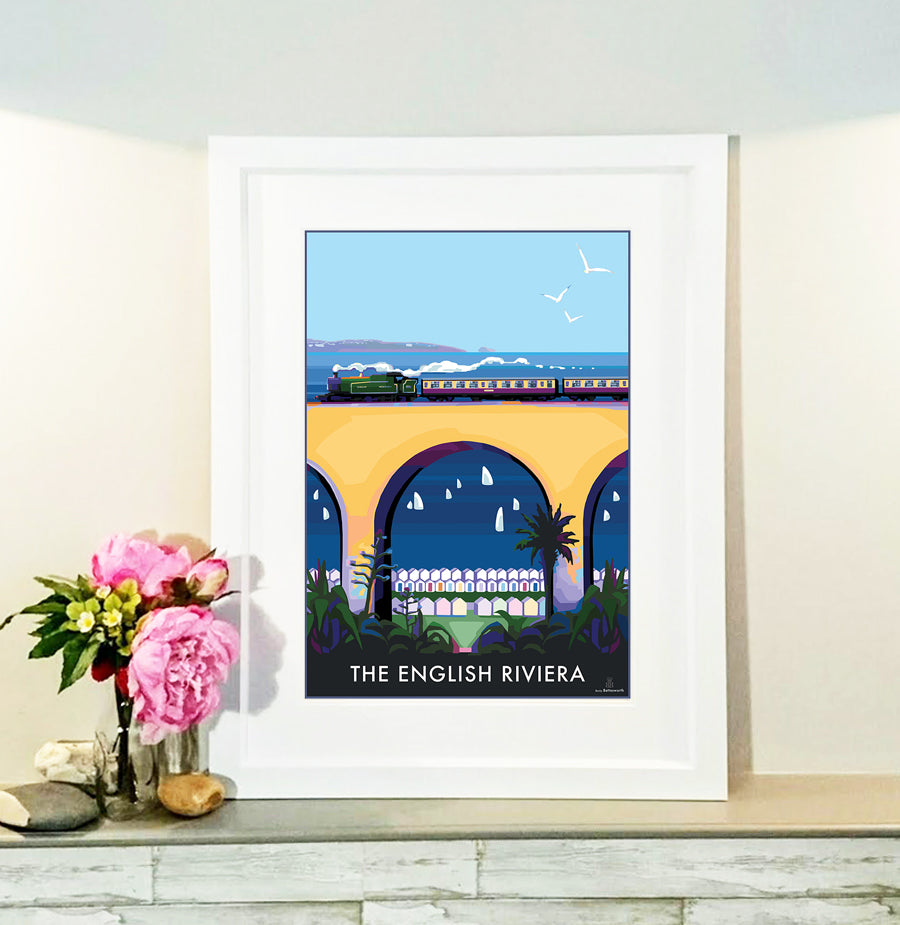 The English Riviera Steam Train Print and Poster