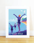 Stay Wild Vintage Poster